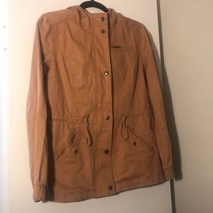 Tan jacket from Forever 21